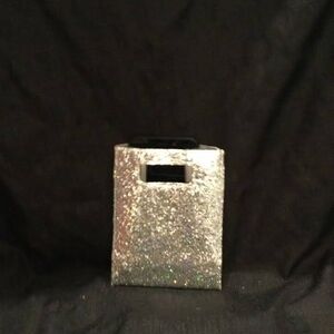 Silver Glitter Tech Case – Sparkly Protective Sleeve for Phon Glitter Phone Case